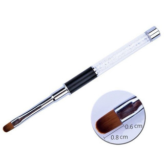 Cọ Đắp Gel Đầu Tròn Cán Đá làm nail