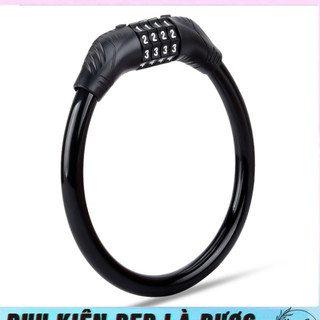 Ổ Khóa Mật Khẩu 4 Số Dây Thép Chống Trộm Không Thay Đổi Tiện Dụng Cho Xe Đạp