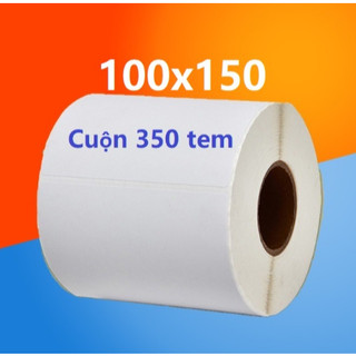 Cuộn giấy in nhiệt 100x150mm cuộn 50m