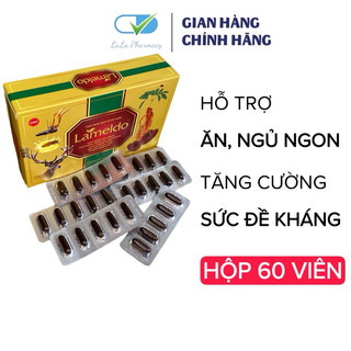 Viên uống nhân sâm đông trùng hạ thảo LAMELDO multivitamin hỗ trợ ăn ngủ ngon, tăng sức đề kháng hộp 60 viên