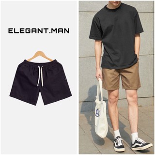 Quần short kaki elegant.man nam cạp chun dây rút 4 màu