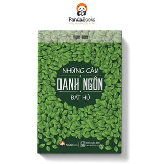 Sách - Những câu danh ngôn bất hủ - Pandabooks
