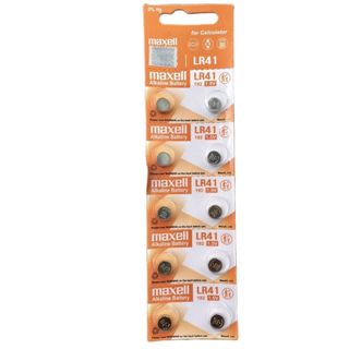VỈ 10 VIÊN PIN ALKALINE AG3 (392A / LR41/L736/192) MAXELL / TIANQUI CHÍNH HÃNG