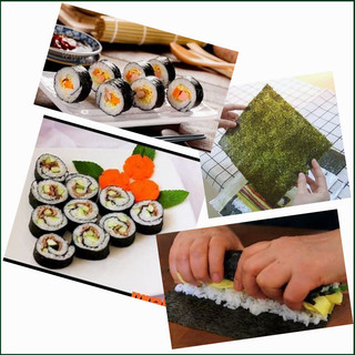 Rong Biển Cuộn cơm GIMBAP SWEED Gói 50 lá/10 lá, Rong Biển Cuộn Sushi, kimbap