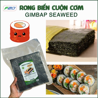  Rong Biển Cuộn Cơm Hàn Quốc GIMBAP SEAWEED Gói 100 Rong biển cuộn Sushi lá Kim bắp Hàn quốc 