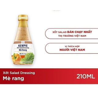[QUÀ TẶNG 0đ] XỐT SALAD DRESSING MÈ RANG KEWPIE 210ml MỚI