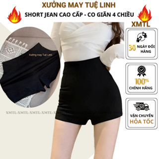 Quần short idol nữ cạp cao tôn dáng vải co giãn 4 chiều, quần sooc đùi KPOP nâng mông đẹp 012 - XMTL
