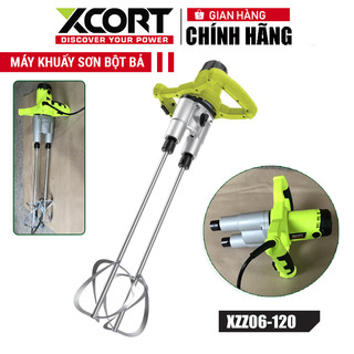 Máy khuấy sơn trộn bột bả 2000w xcort model xzz06-120 nhiều cấp độ kèm thanh khuấy