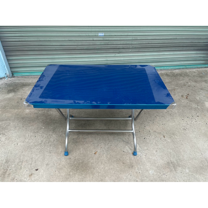 (Hàng chất lượng) Bàn chữ nhật inox, bàn làm việc, bàn học  70*112cm chân to cao 55cm-75cm inox 304 