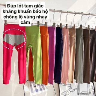 QUẦN LEGGING THUN LULU - TẬP GYM YOGA PILATES FLOW - Q6