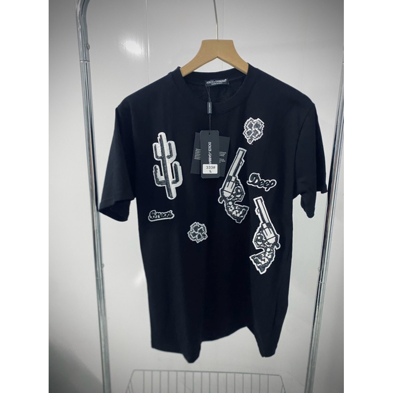 (ẢNH TỰ CHỤP) Áo DOLCE GABBANA hoạ tiết súng