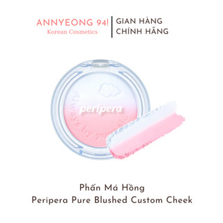  Phấn Má Hồng Peripera Pure Blushed Custom Cheek Đủ Màu 