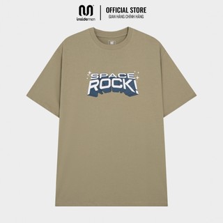 Áo thun form rộng freesize unisex INSIDEMEN in hình vũ trụ phông ulzzang nam nữ cổ tròn 4 màu basic ITS036S3