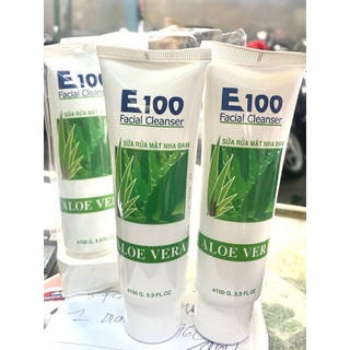 Sữa rửa mặt e 100 nha đam 🥰 cực thơm tuýp 100g