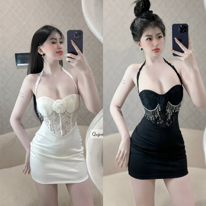Váy Body Cup Khâu Đá