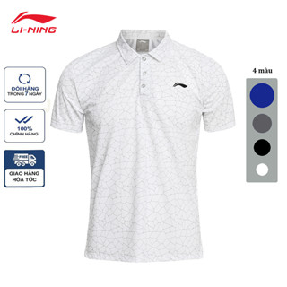 Áo Polo Nam LiNing Chính Hãng Cao Cấp, Chất Vải Co Giãn, Thoáng Mát, Áo Thun Có Cổ Nam Thể Thao Li-Ning - POLO01