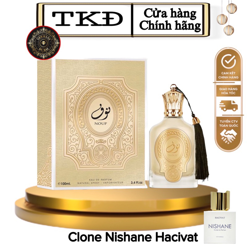 [ Hàng chính hãng ] Nước hoa Dubai Nouf