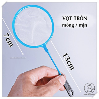 Vợt cá nano siêu mịn cán ngắn | vợt artemia, vợt bobo, vợt cá tép mini cho hồ cá cảnh