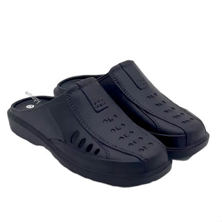  Dép sục lười bít mũi nam lỗ thoáng khí 3cm chất EVA đúc nguyên khối đi mưa siêu nhẹ S136 Maipy 