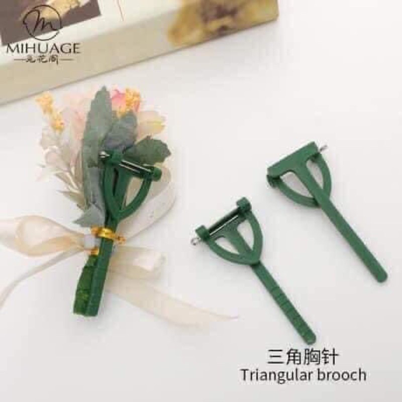 Kẹp Làm Hoa - Cài Áo Chú Rể Bằng Nhựa Tiện Lợi,Dễ Sử Dụng,Ghim Cài Áo Phụ Kiện Đám Cưới