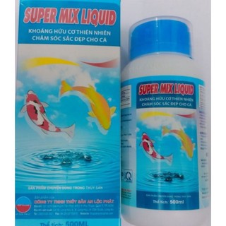 Super Mix Liquid khoáng giúp bổ sung canxi cho tôm cá
