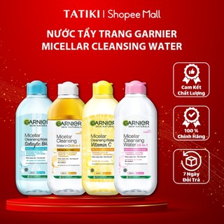 Nước Tẩy Trang Cao Cấp Garnier Micellar Cleansing Water Dịu Nhẹ Dành Cho Mọi Loại Da 400ml