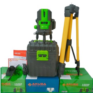    CHÍNH HÃNG  MÁY LAZE CÂN BẰNG BẮN CỐT 5 TIA XANH AKUZA CAO CẤP KÈM 2 PIN SẠC 