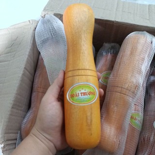 chày gỗ đâm tiêu tỏi ớt, đập đá