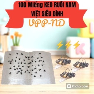 Sỉ 100 keo dính ruồi. Bẫy dính ruồi hàng siêu dính giá rẻ