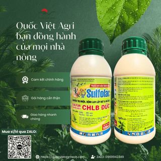 Thuốc trừ nấm bệnh OK SULFOLAC 85SC (chai 500ml) - Chuyên NHỆN ĐỎ