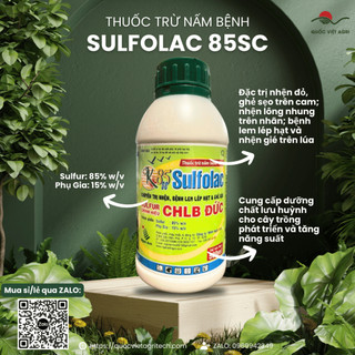 Thuốc trừ bệnh - sulfolac 85sc - 500ml