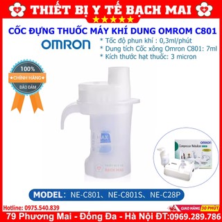 Cốc Đựng Thuốc Cho Máy Xông Khí Rung OMROM NE C801