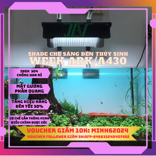 Shade JetA Chắn Sáng Cho Đèn Week ARK, ARK PRO, A430 PRO, Inox Su304, Mặt Gương Phản Quang Cực Tốt