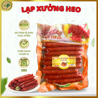 500g lạp xưởng heo đặc biệt loại cây dài thương hiệu tân lộc phát