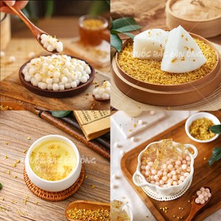 Quế hoa 100g, trà hoa mộc khô, thơm, trà mộc quế hoa, dùng pha trà, làm bánh, làm thạch