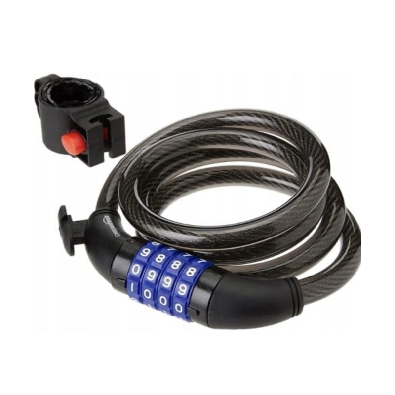 Khóa dây có mã số Amazon Basics ( Mỹ ) dài 1.2m