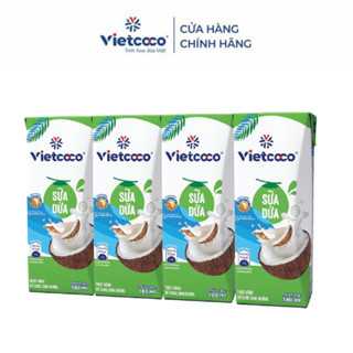 [Lốc 4 hộp] Sữa dừa UHT Vietcoco 180ml