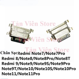 Chân sạc xiaomi redmi note 7,note 9,redmi 8,note 8,note 8pro,note 8t,redmi 9,note 9,note 9s,redmi 9t,note 9t,note 10...