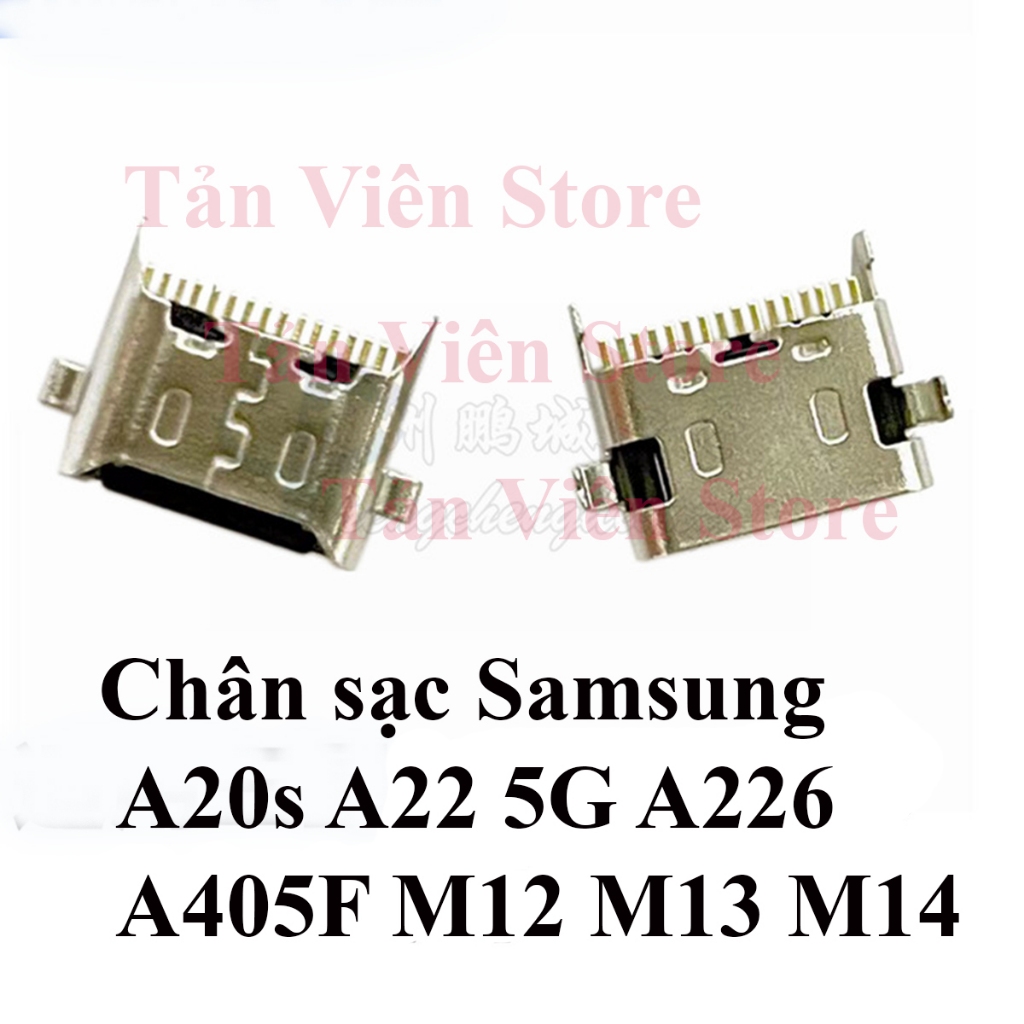 Set 30-50c Chân Sạc Samsung A20s  A22 5G  A226 / A04 / A05  / A045F / M12 / M13 / M14 / Vsmart Joy 4