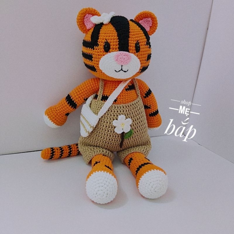 Hổ len handmade ( size lớn 50cm)