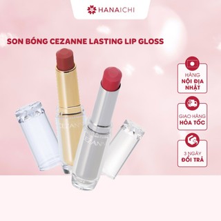 Son bóng Cezanne Lasting Lip Gloss dưỡng ẩm mềm môi 3.2g - Nội địa Nhật