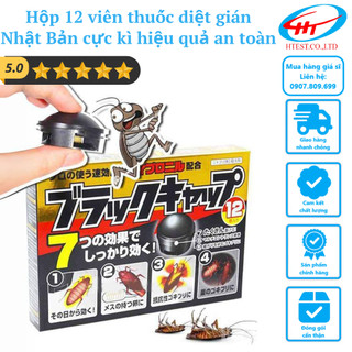 Thuốc diệt gián nhật bản 12 viên- viên diệt gián - thuốc đuổi gián sinh học - an toàn, hiệu quả, tiêu diệt cả ổ gián
