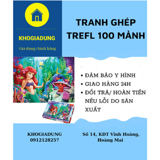 Tranh ghép Trefl 100 mảnh nhập khẩu Châu âu chính hãng - Tranh 100 mảnh dành cho bé gái từ  5 tuổi
