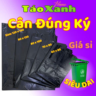 (.COMBO 2Kg -5KG)Túi rác đen CÔNG NGHIỆP Túi đựng rác SIÊU DÀY DAI  size 60 70 80 90 120 từ Tác Xanh Home