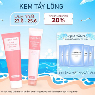 Kem Tẩy Lông Dịu Nhẹ Chiết Xuất Thực Vật HOBE BAR Hỗ Trợ Tẩy Lông Tay, Lông Chân, Lông Nách Dành Cho Cả Nam Và Nữ (Kem T