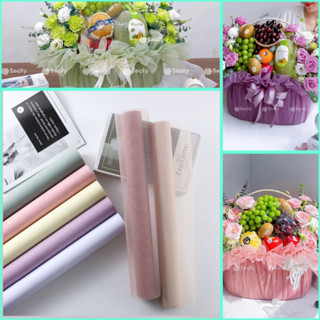 Cuộn Lưới Voan Trang Trí Giỏ Quả, ,Phụ kiện gói hoa, Cuộn Lưới Voan 50cm Dài 10Y