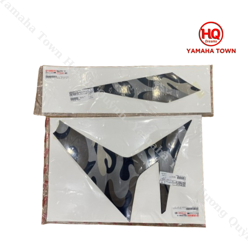 Bộ tem yếm trái, phải cho Exciter 150 camo II (2017) - Chính hãng Yamaha