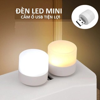 Đèn LED Đọc Sách Bảo Vệ Mắt Sạc USB Hình Tròn Nhỏ đọc sách tròn nhỏ cổng sạc usb gắn máy tính / laptop độc đáo đèn led