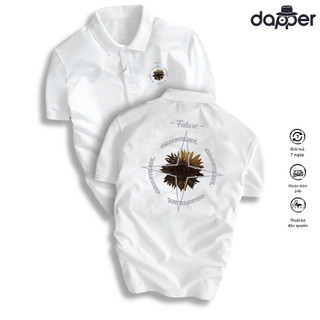 Áo Thun Polo Nam Unisex FUTURE Cotton Cá Sấu In Hình Thiết Kế, Kiểu Dáng Hiện Đại Hottrend-RT34