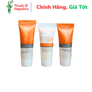 Bộ sản phẩm chăm sóc da mặt Decumar Giúp da sạch sâu, kháng khuẩn, bảo vệ da mụn tuýp dùng thử 5 - 7gr